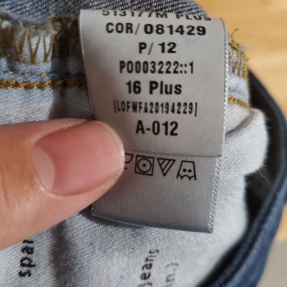 Loft Plus Jeans Womens Size 16 Blue High Waist Skinny Denim Stretch - Picture 5 of 14